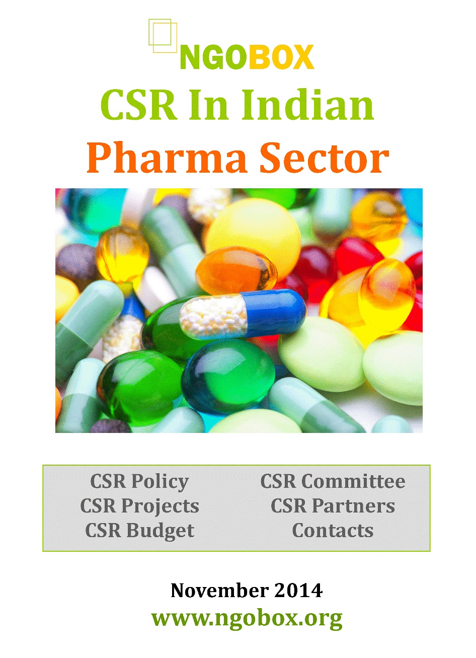 CSR in Indian Pharma Sector